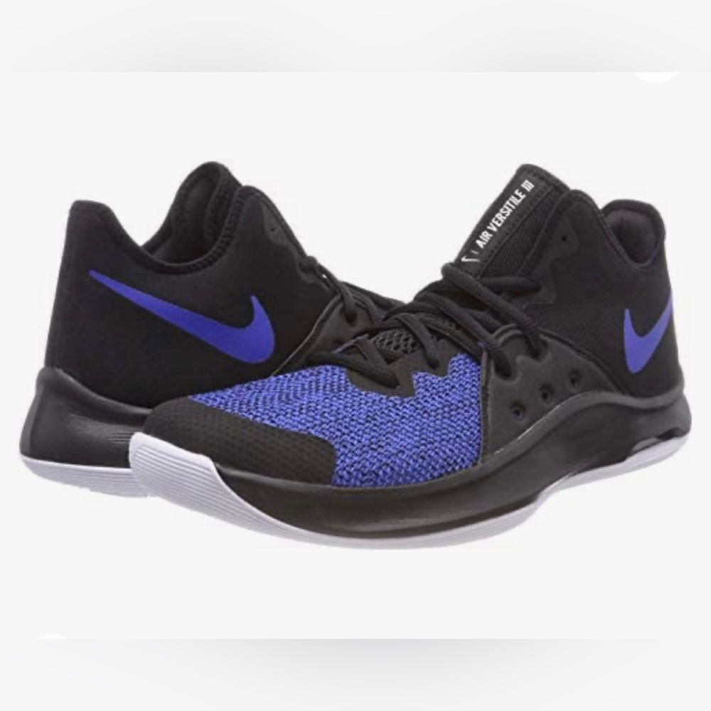 NIKE Air Versitile III Black/Blue Men’s 10.5